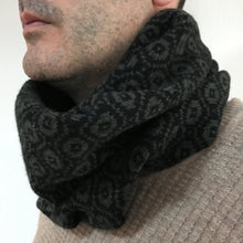 Load image into Gallery viewer, Mens knitted snood - Ogee - Little Knitted Stars